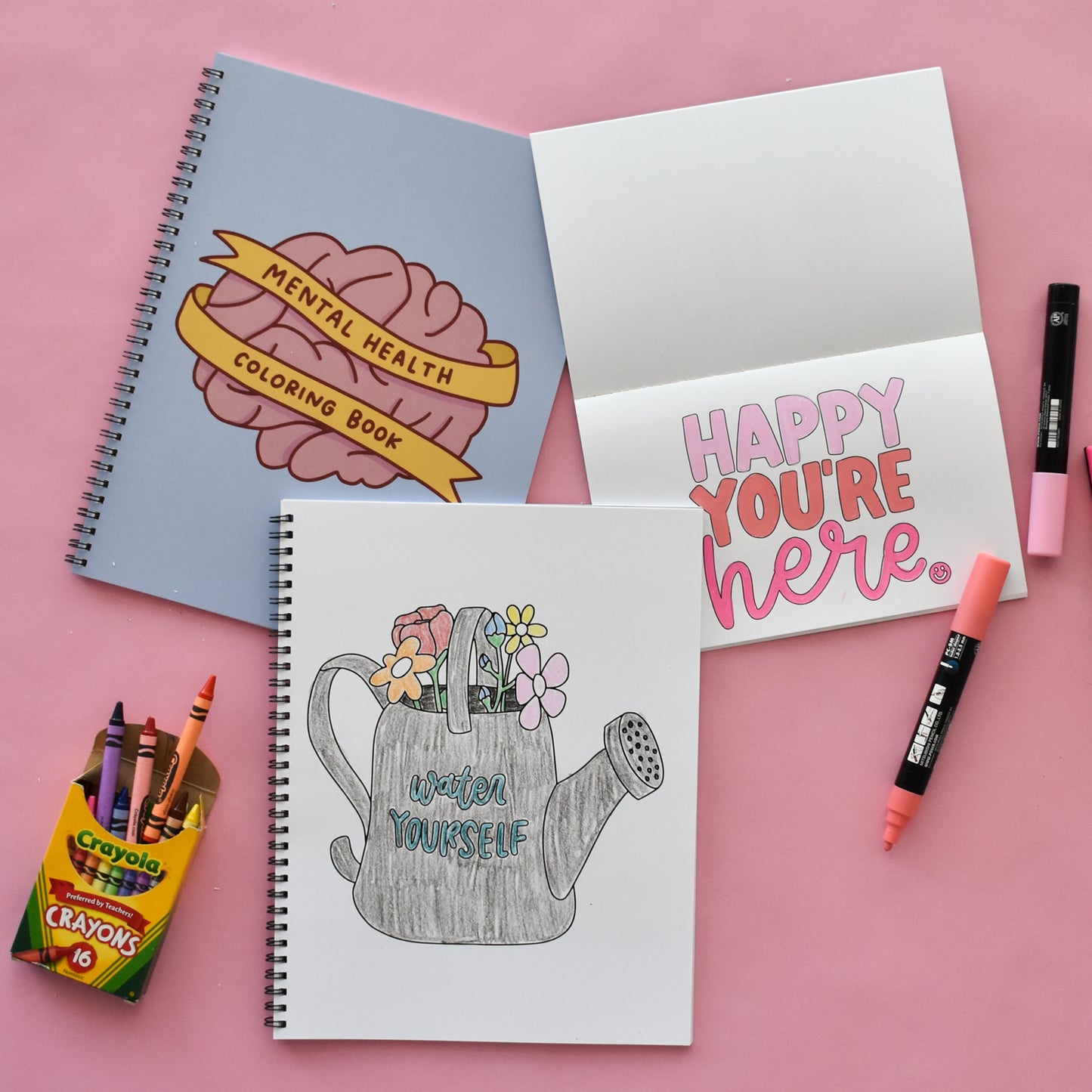 Mental Health Coloring Book
