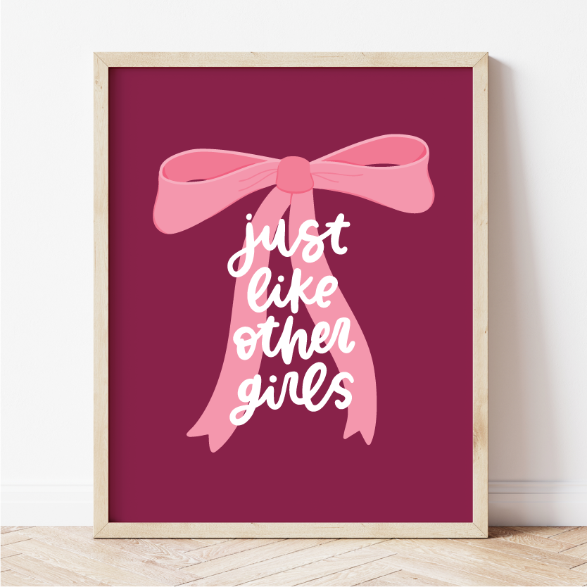Just Like Other Girls Print