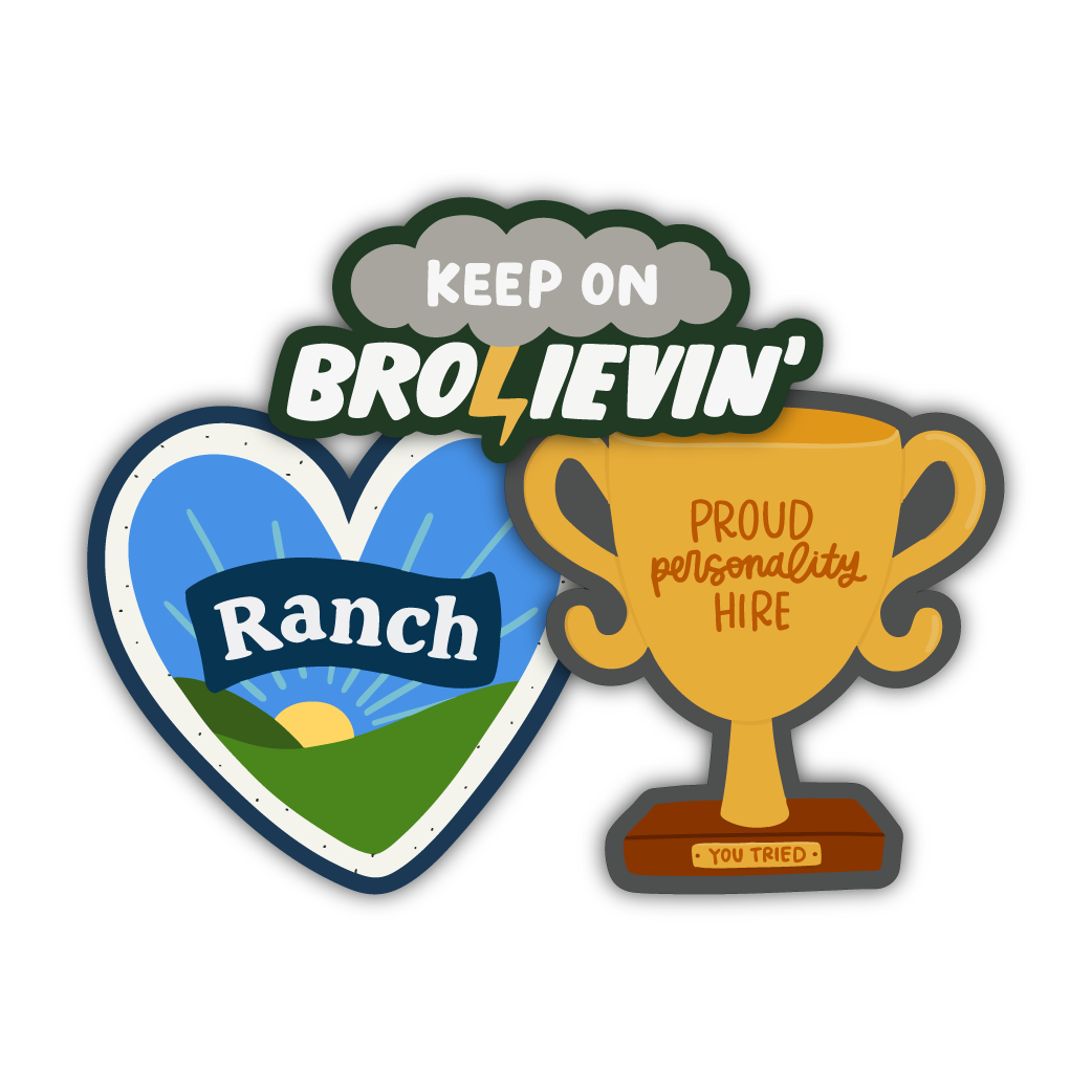 Brolieve It Sticker Pack