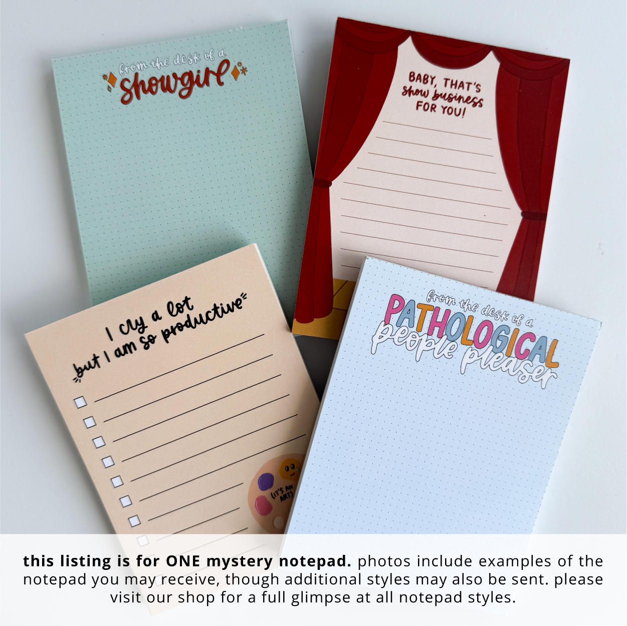 IMPERFECT Mystery Notepads