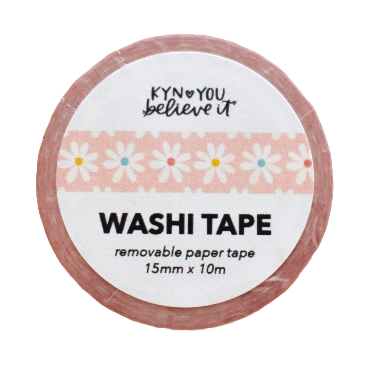 Stacked Daisy Washi Tape