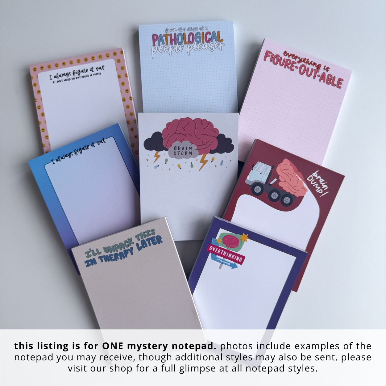 IMPERFECT Mystery Notepads