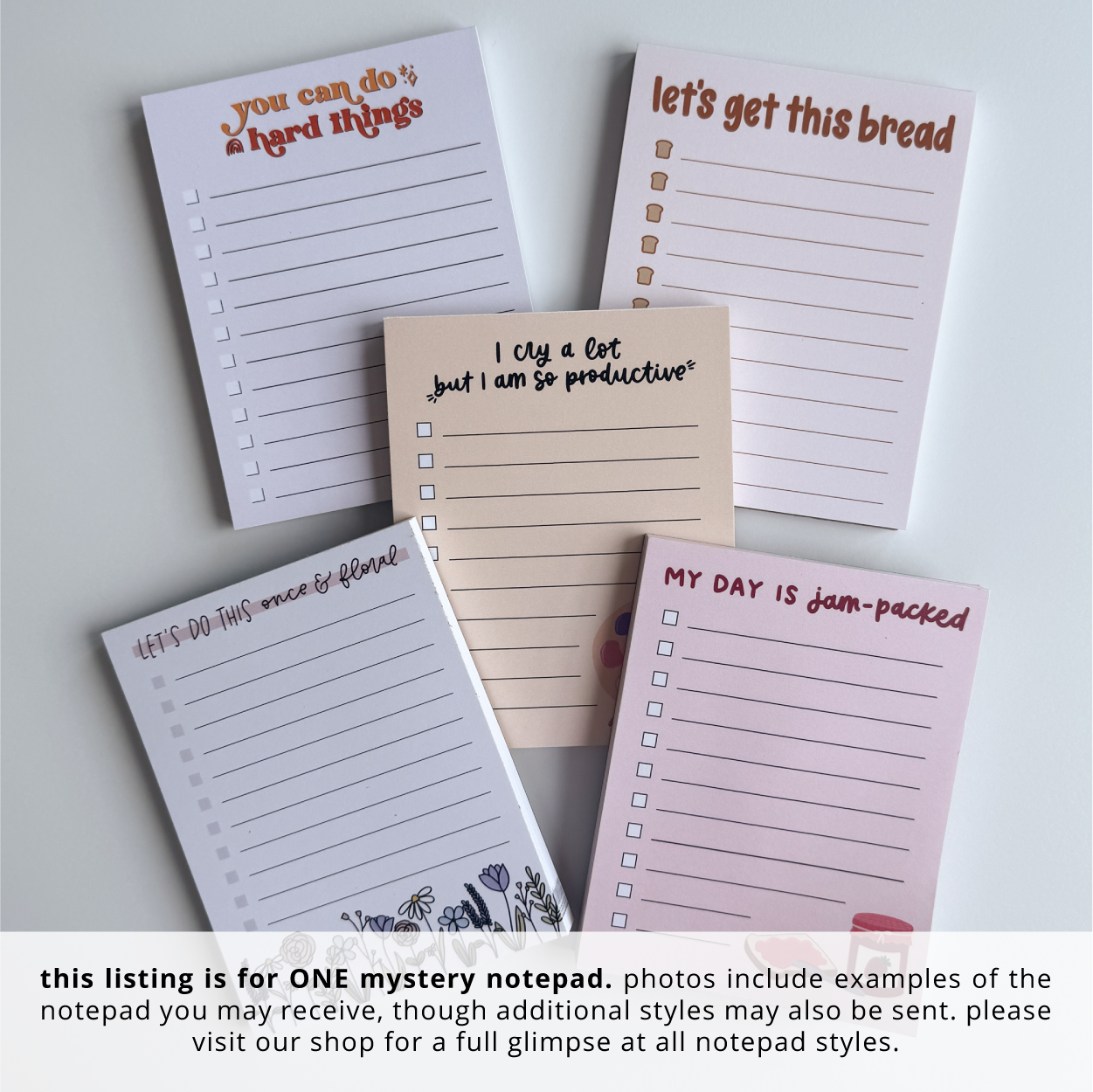 IMPERFECT Mystery Notepads