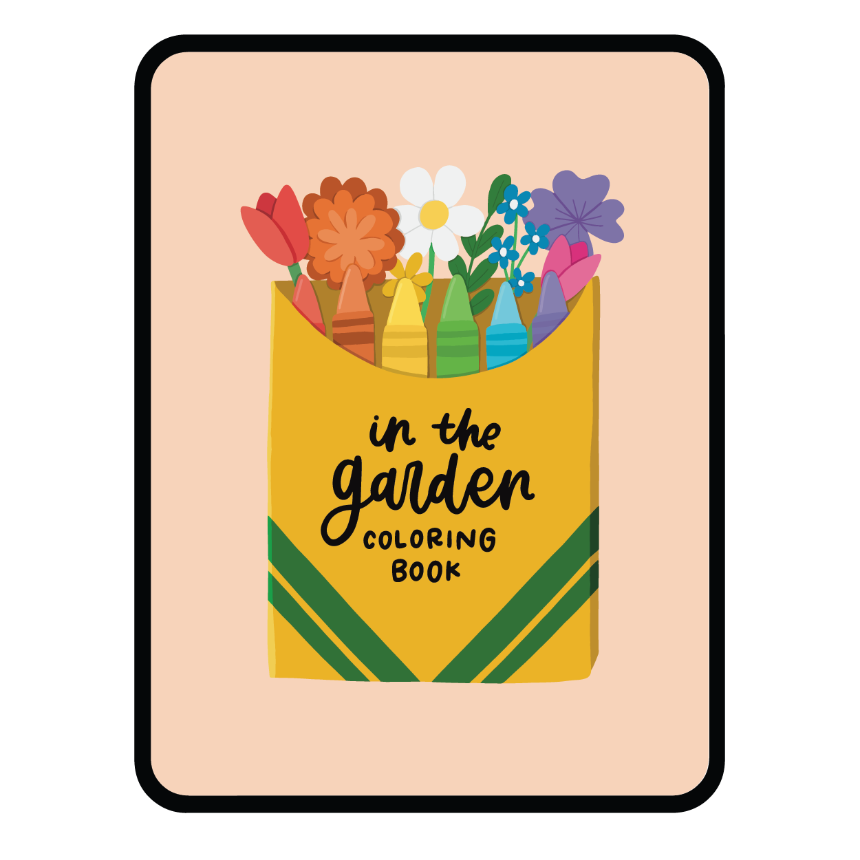 Digital In The Garden Coloring Book