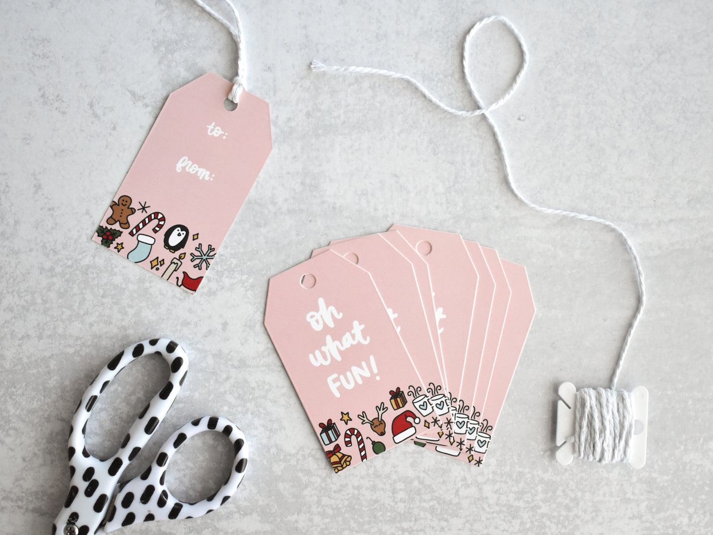 Oh What Fun Gift Tags (8-pack)