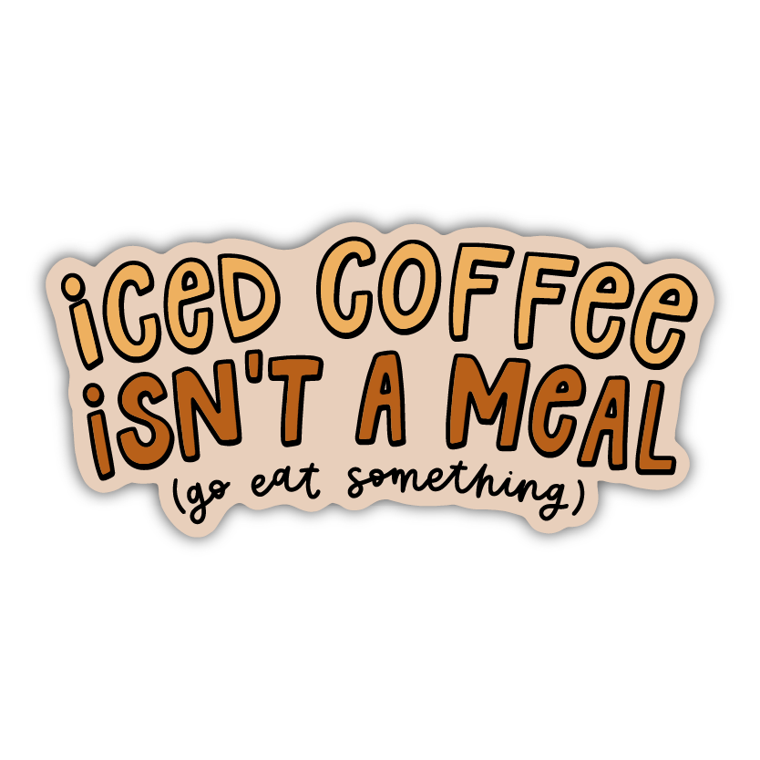 Iced Coffee Isn't A Meal Magnet