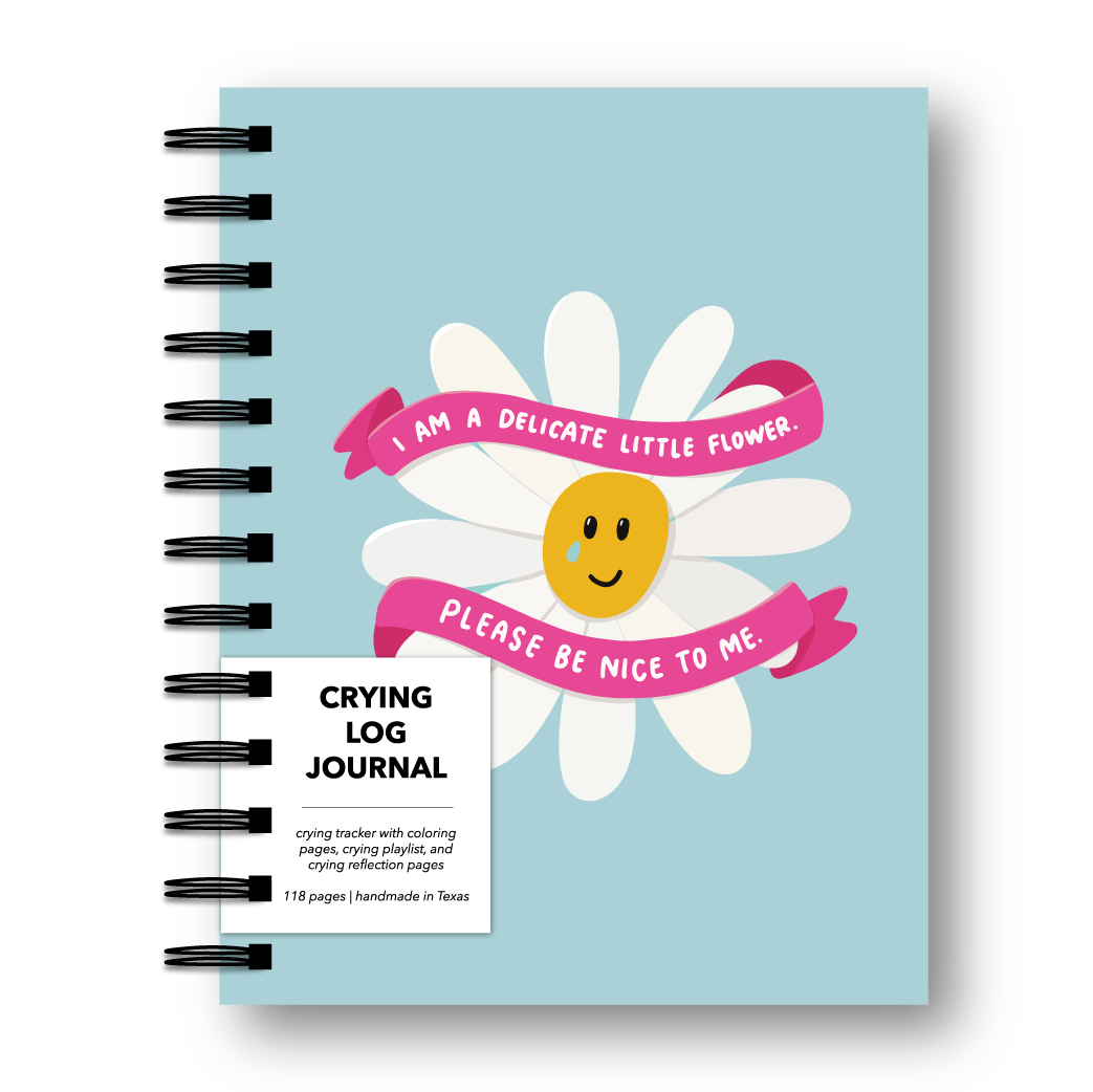 Delicate Flower Crying Log