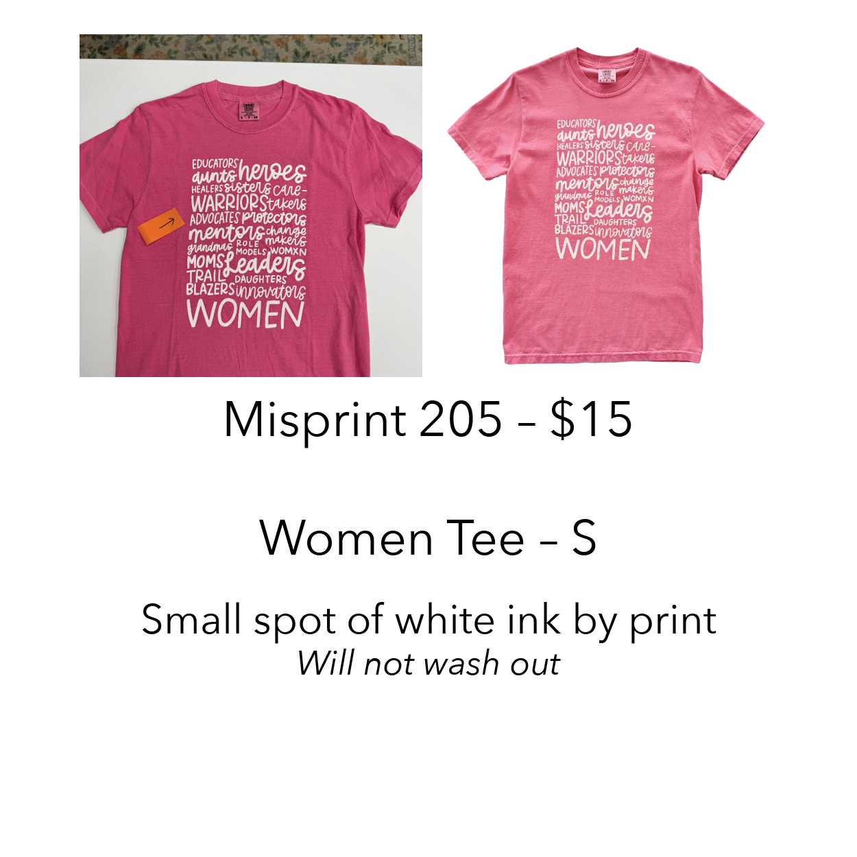 Imperfect / Misprint Apparel - S