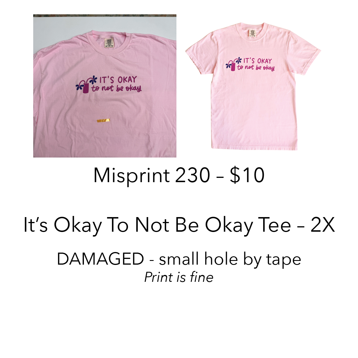 Imperfect / Misprint Apparel - 2X
