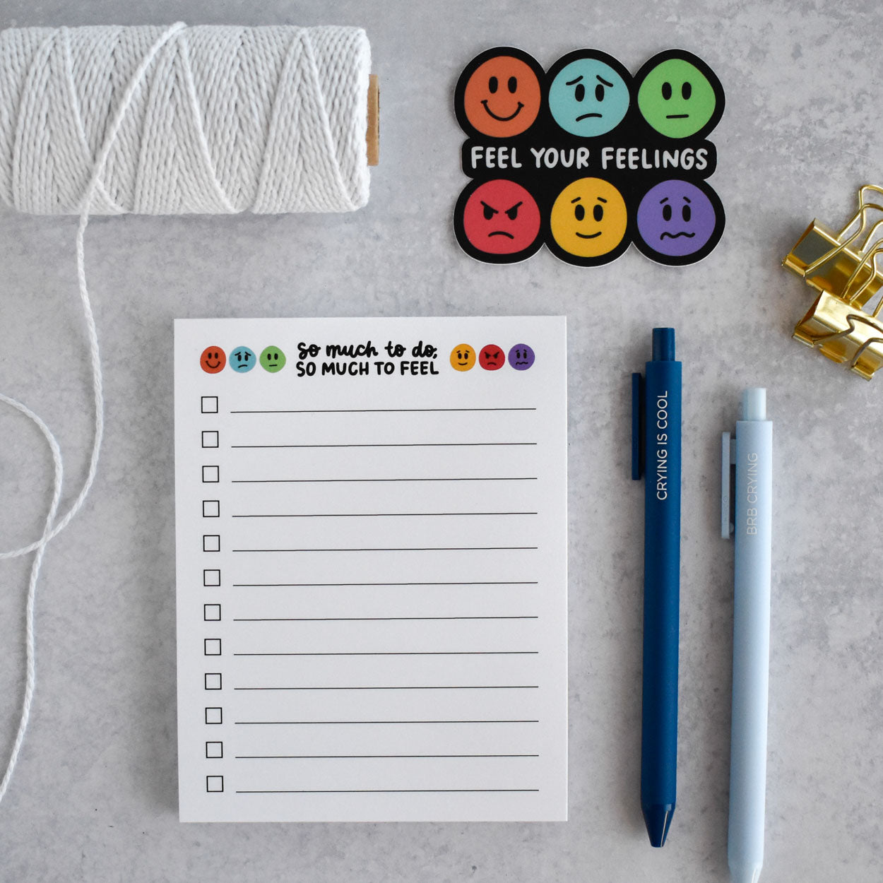 So Much To Do / Feel Notepad
