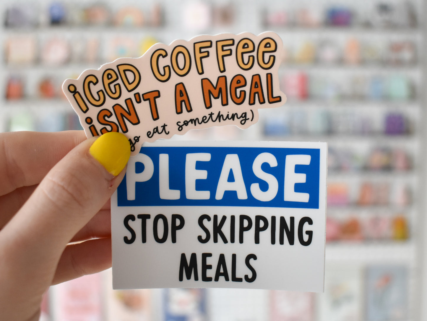 Stop Skipping Meals Sticker