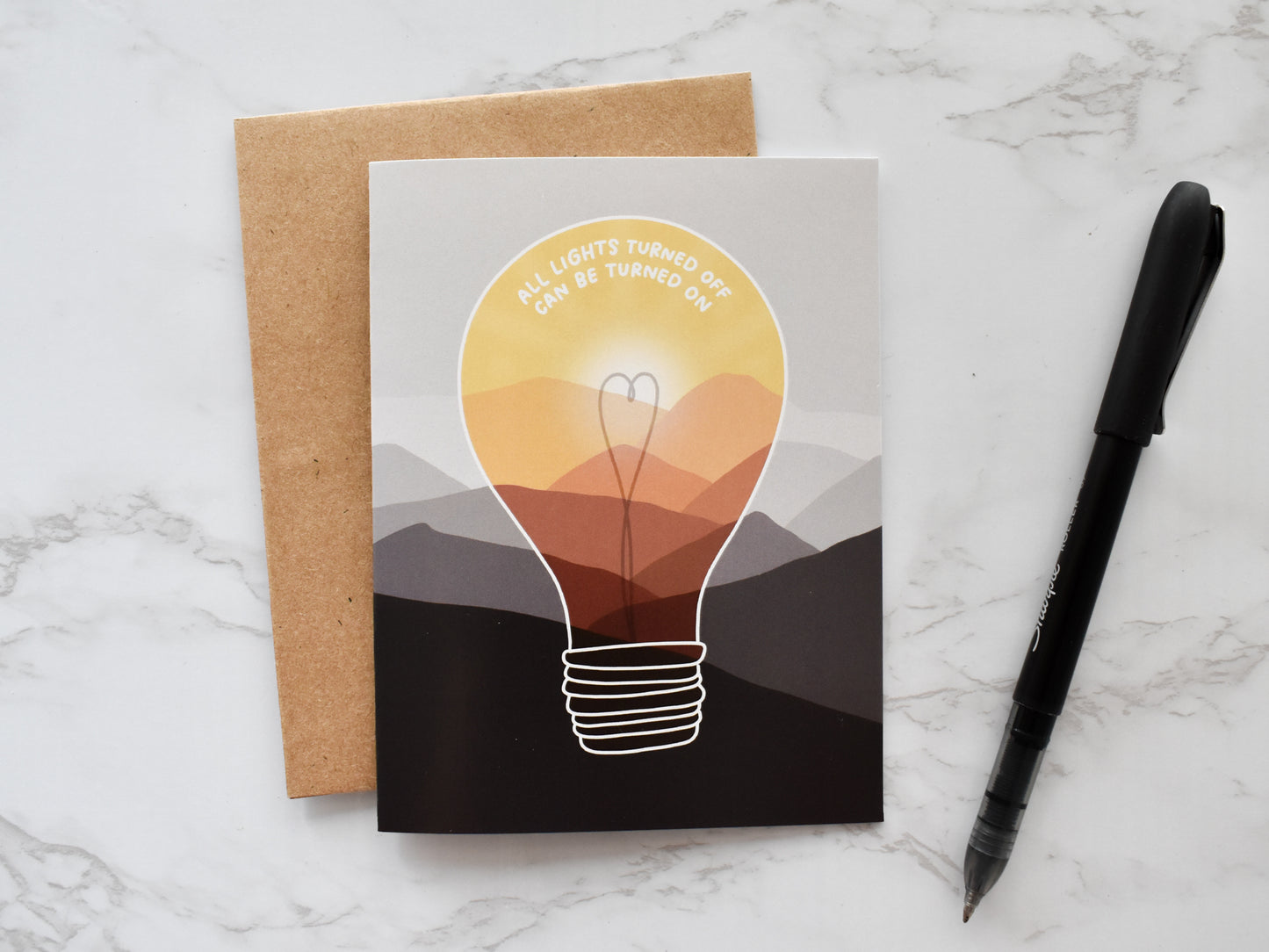 All Lights Turned Off Card