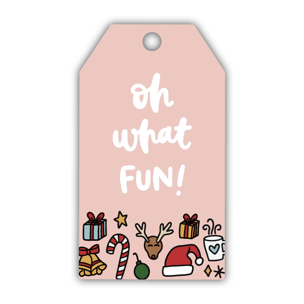Oh What Fun Gift Tags (8-pack)