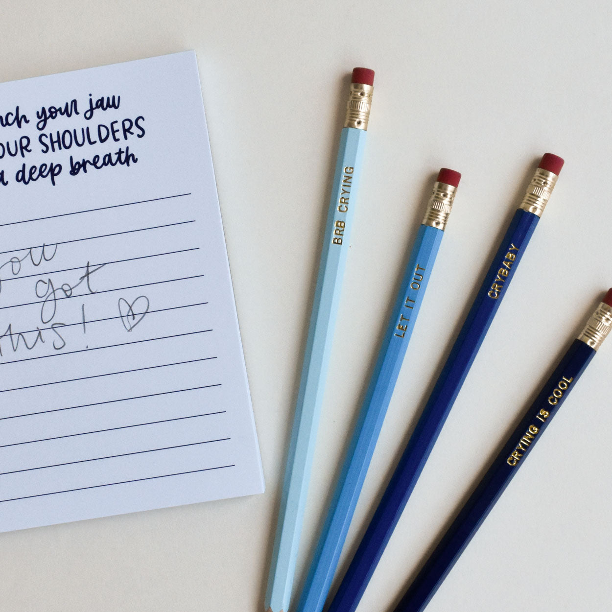 Crying Is Cool Pencil Pack