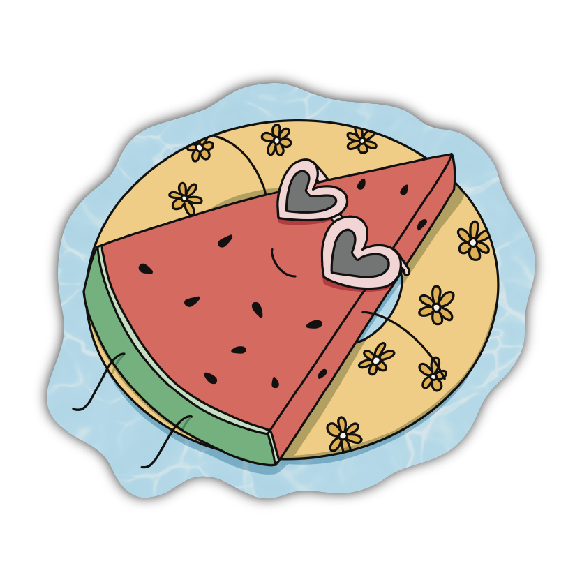 Summer Watermelon Sticker