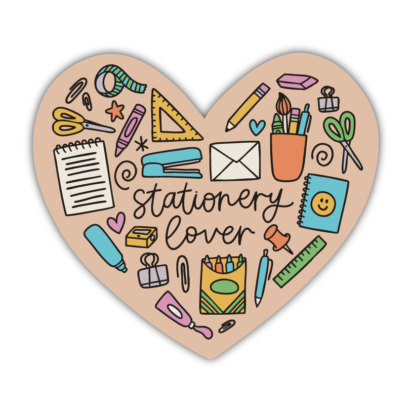 Stationery Lover Sticker