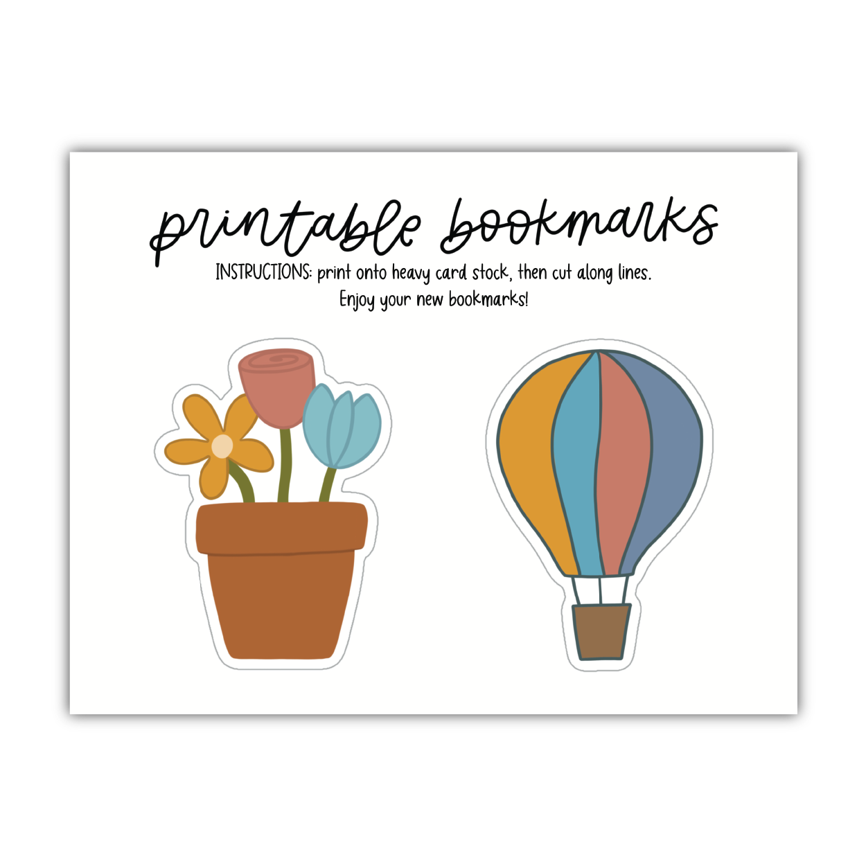 Spring Bookmarks (Digital Download)