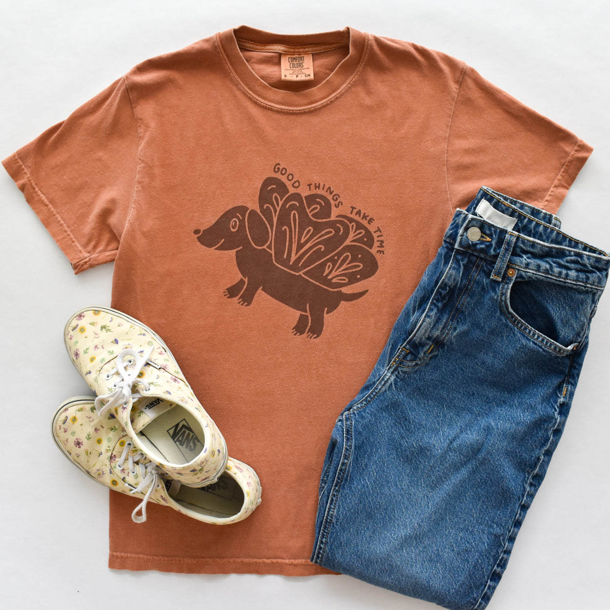 Good Things Take Time Weenie Dog Tee