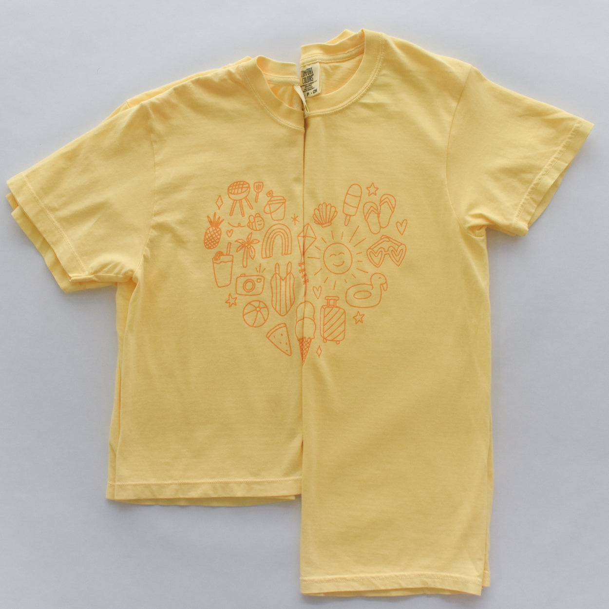Summer Heart Cropped Tee