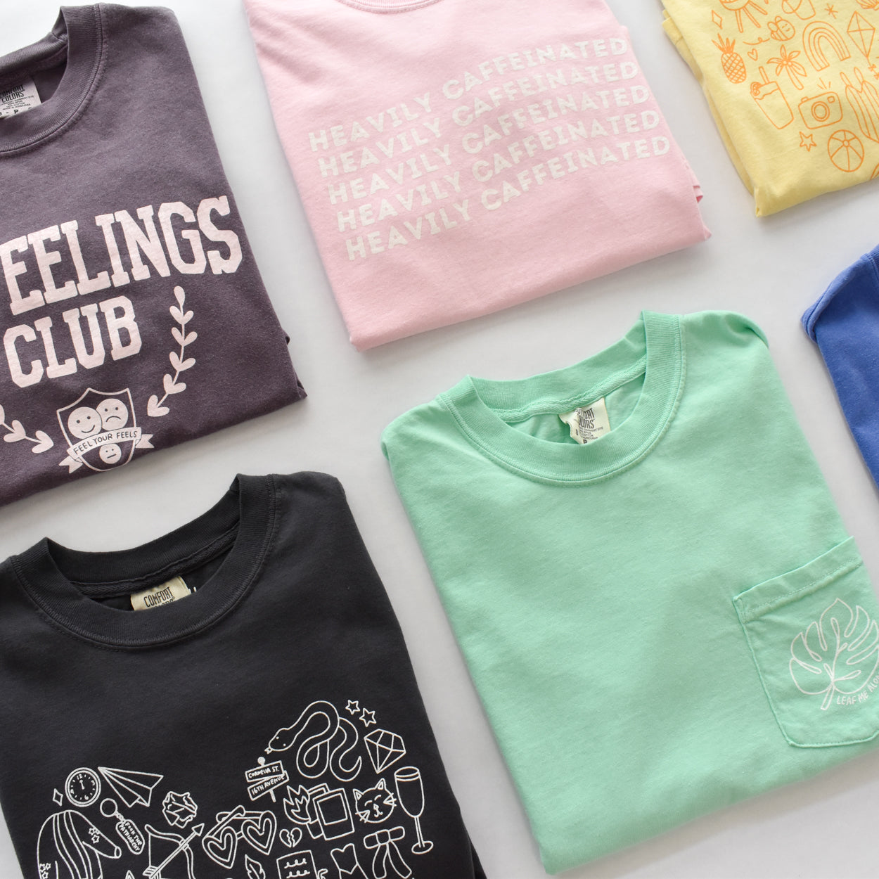 IMPERFECT Big Feelings Club Tee (Violet)