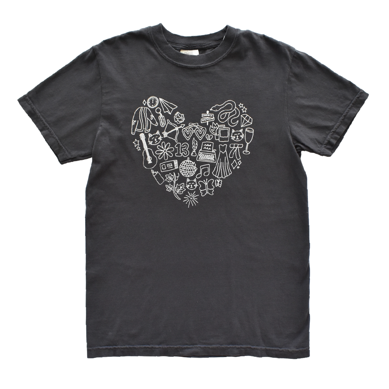 Eras Heart Tee (Charcoal)