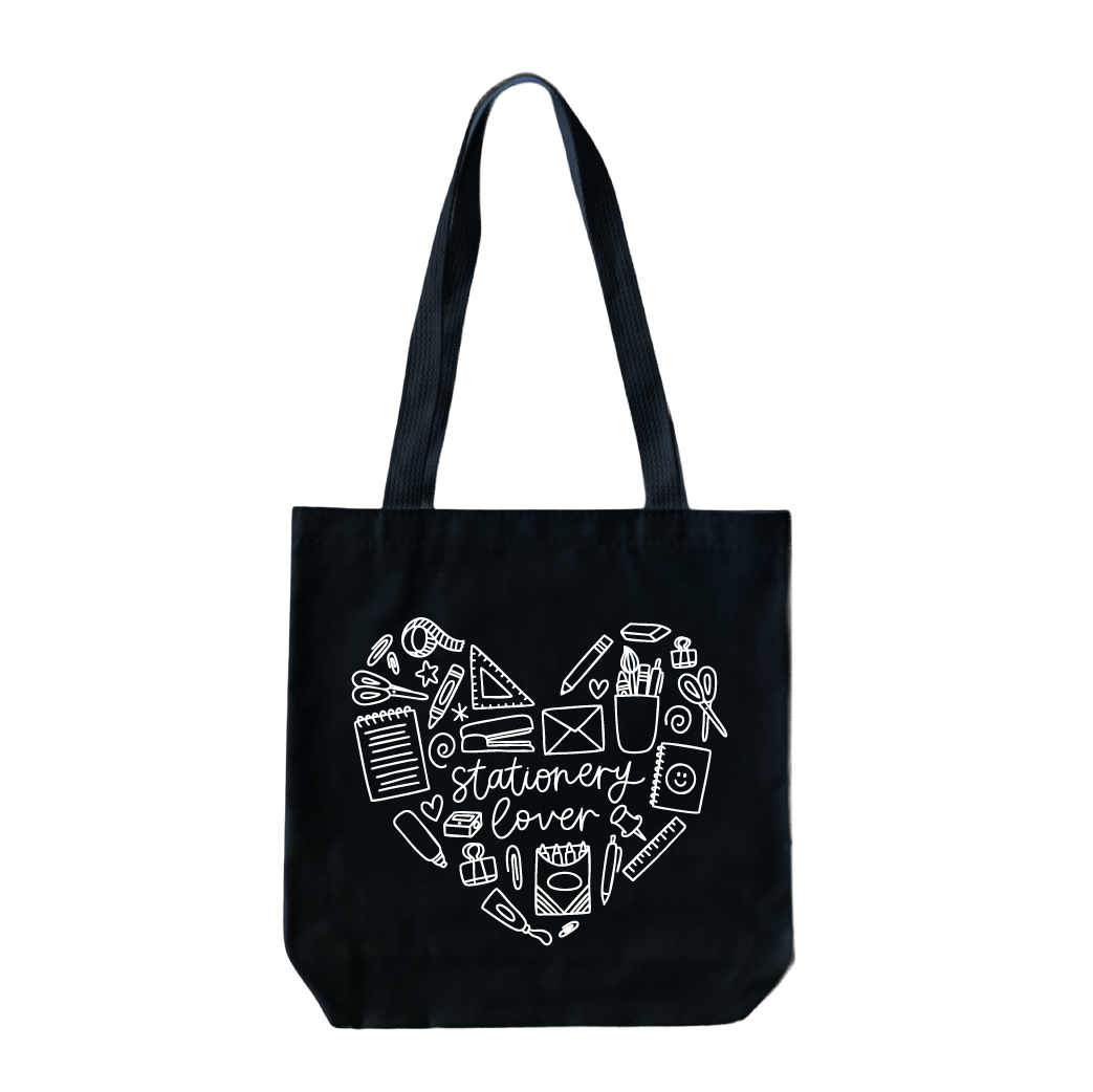 Stationery Lover Tote (Black)