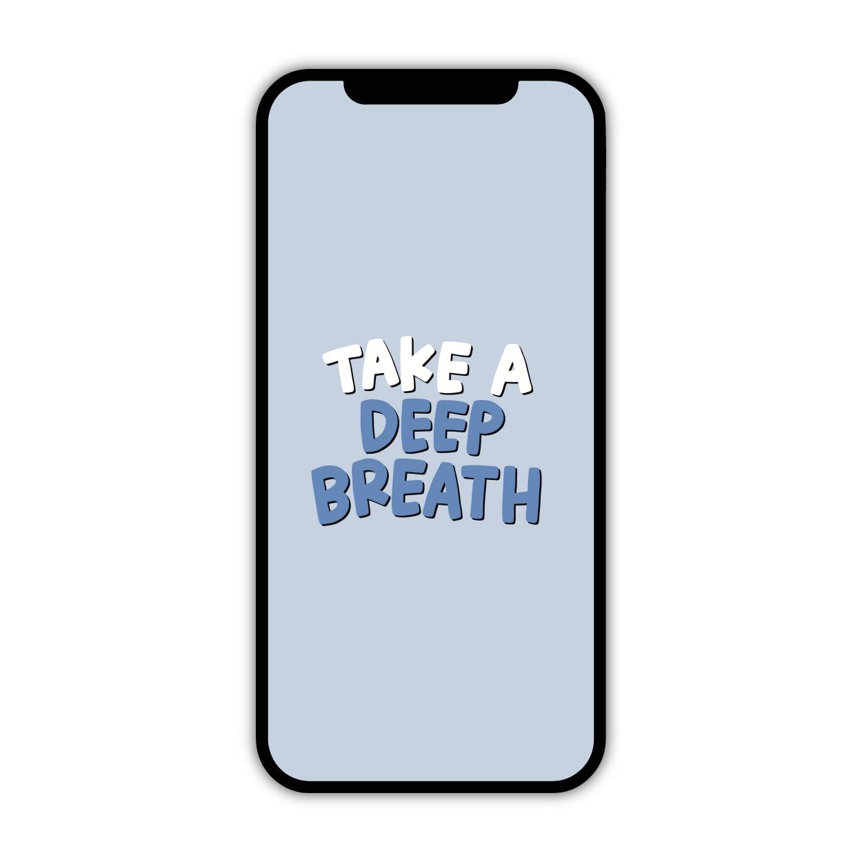 Take a Deep Breath Phone Wallpaper