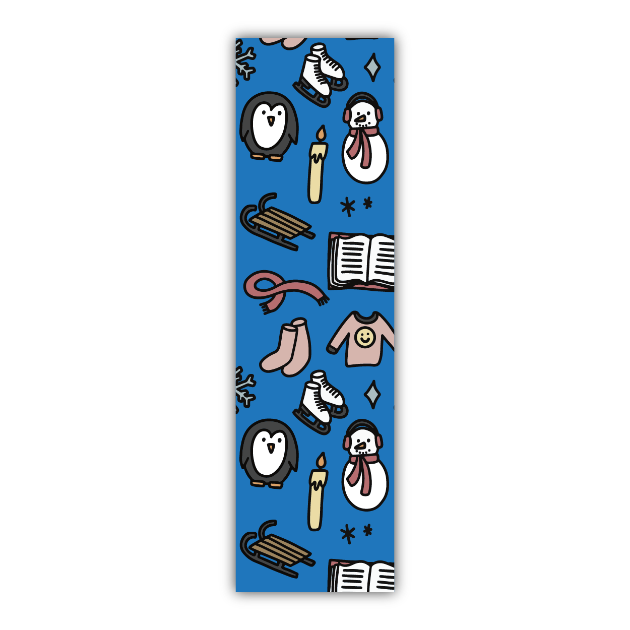Winter Pattern Bookmark