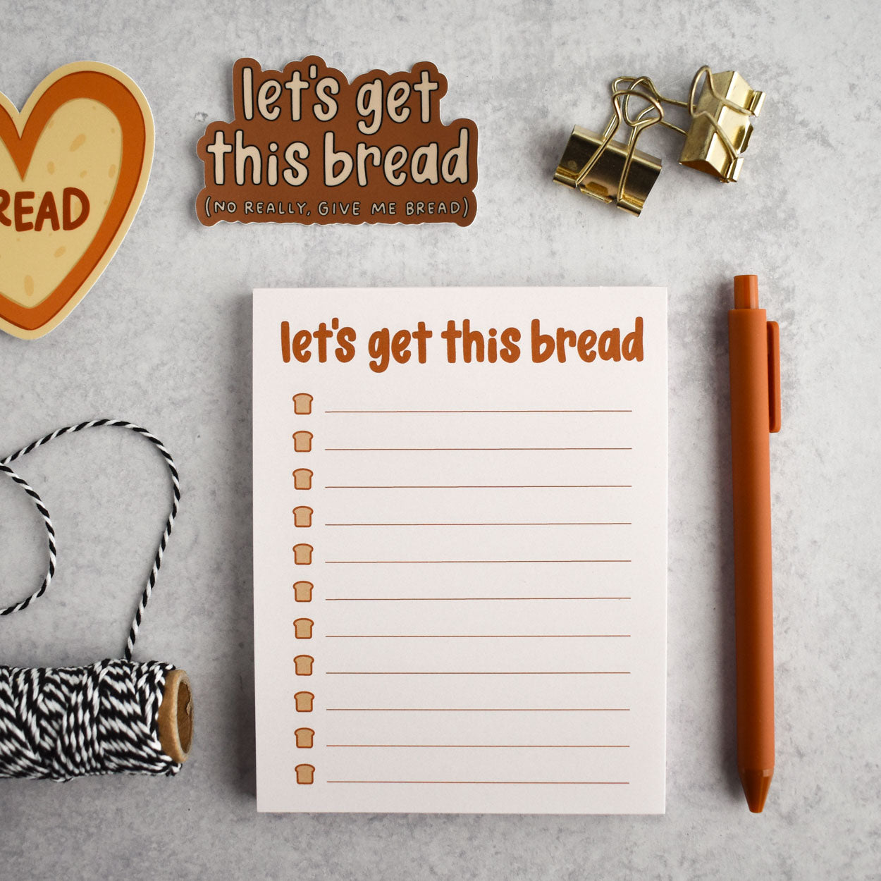 Let's Get This Bread Notepad