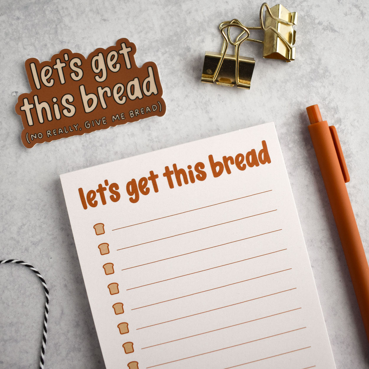 Let's Get This Bread Notepad