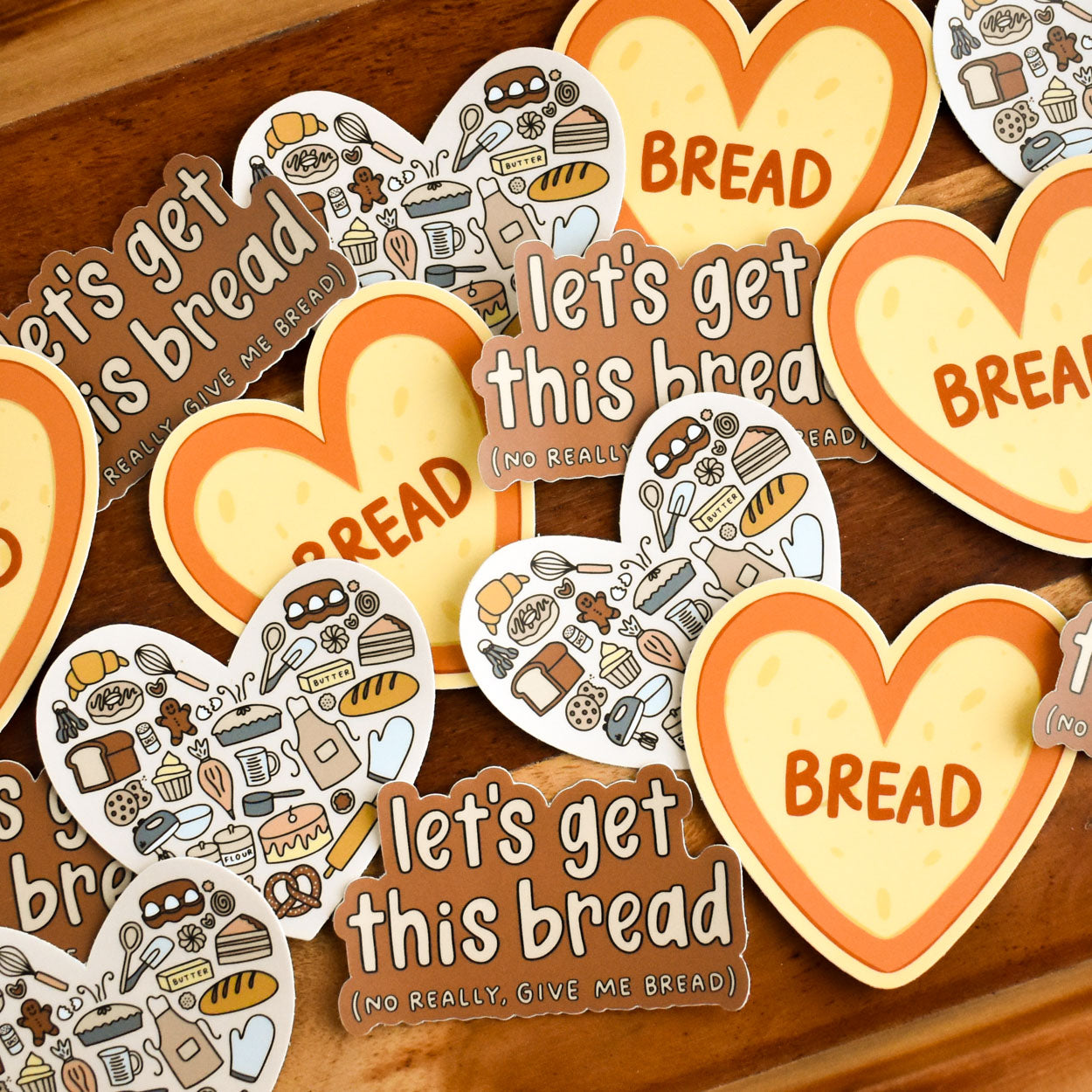 Bread Heart Sticker