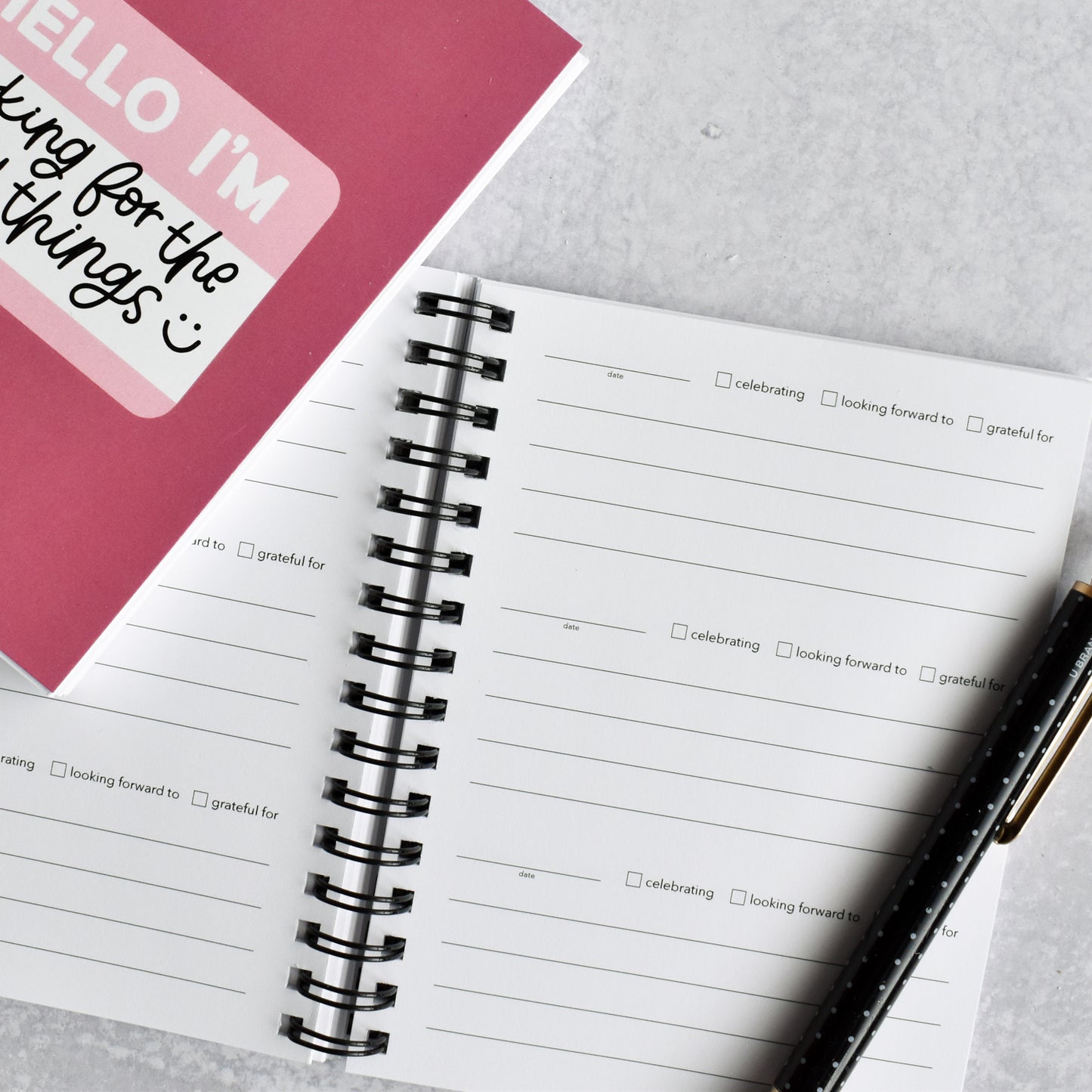 Hello / Happy Things Gratitude Journal