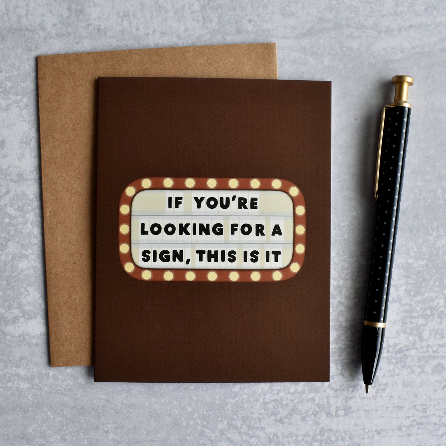 Looking for a Sign Card