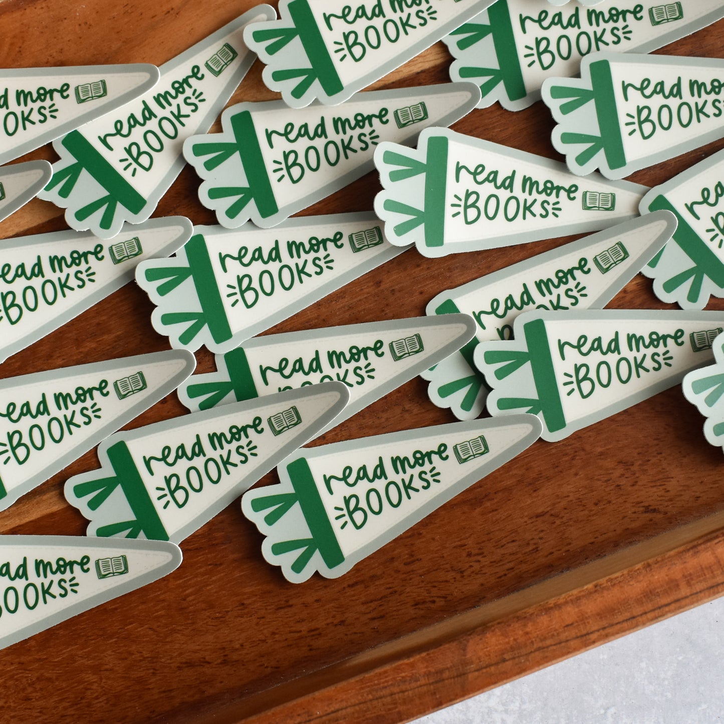 Read More Books Pennant Sticker