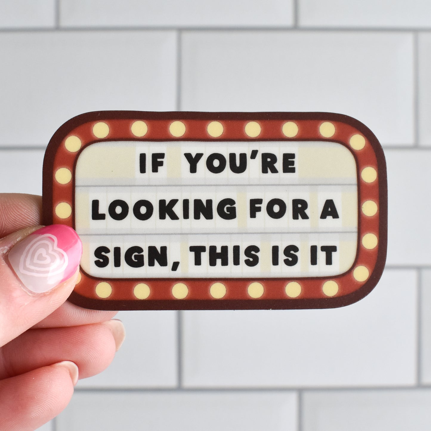 Looking for a Sign Fridge Magnet