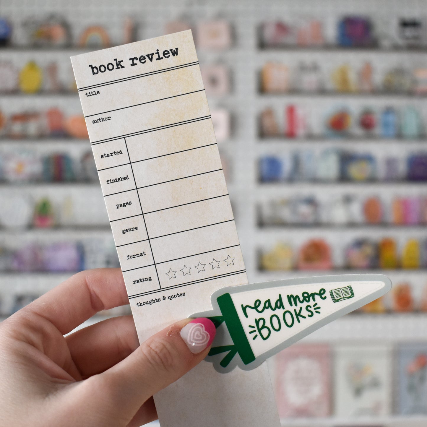 Read More Books Pennant Sticker