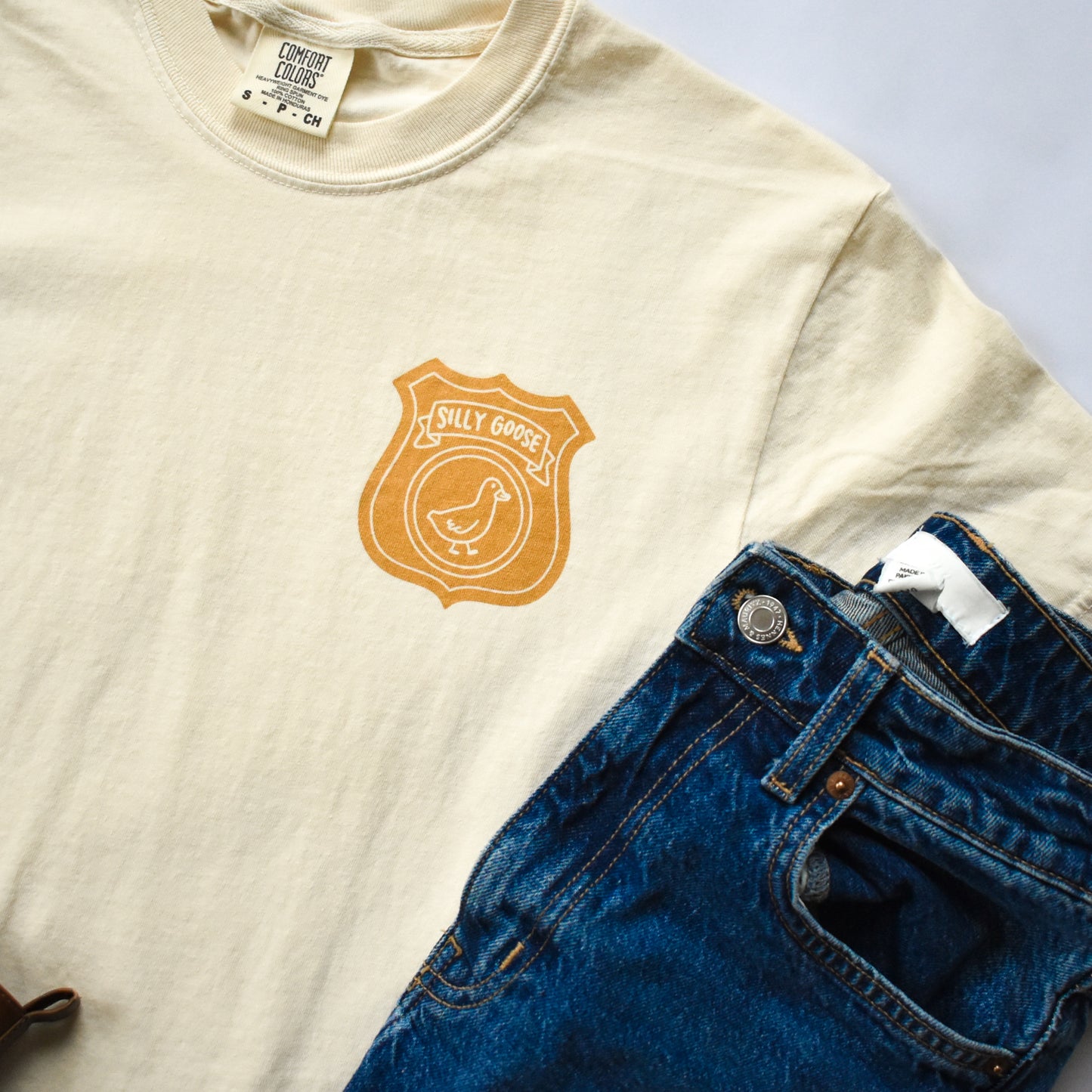 Silly Goose Badge Tee