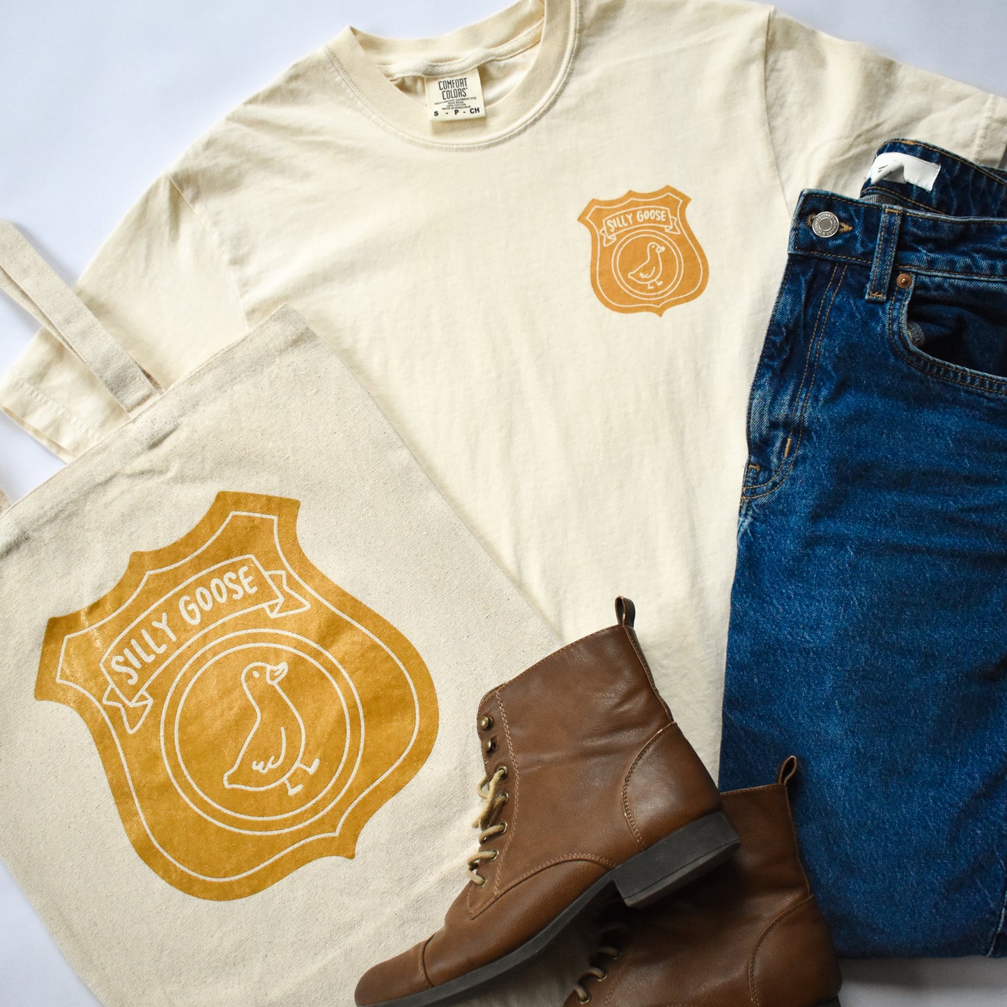 Silly Goose Badge Tee