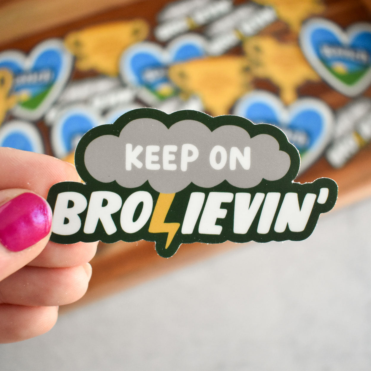 Brolieve It Sticker Pack