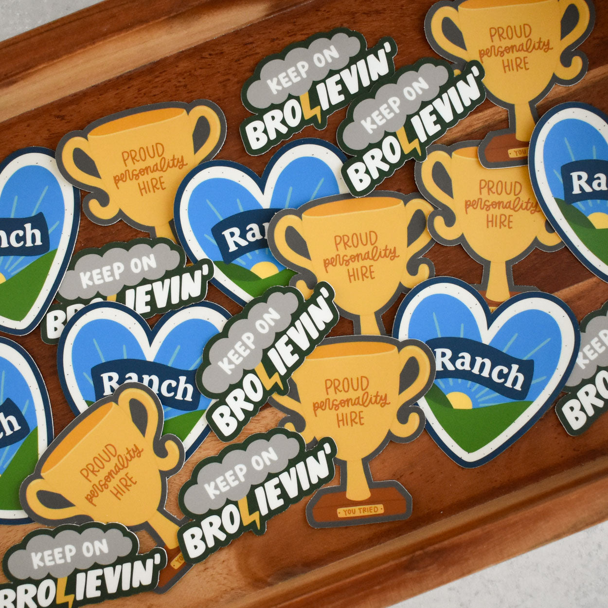 Brolieve It Sticker Pack
