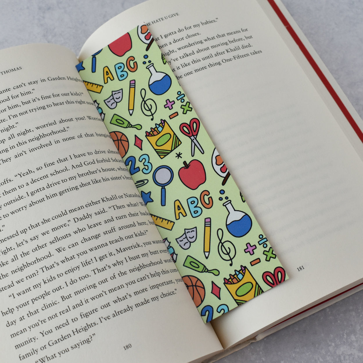 School Pattern Bookmark