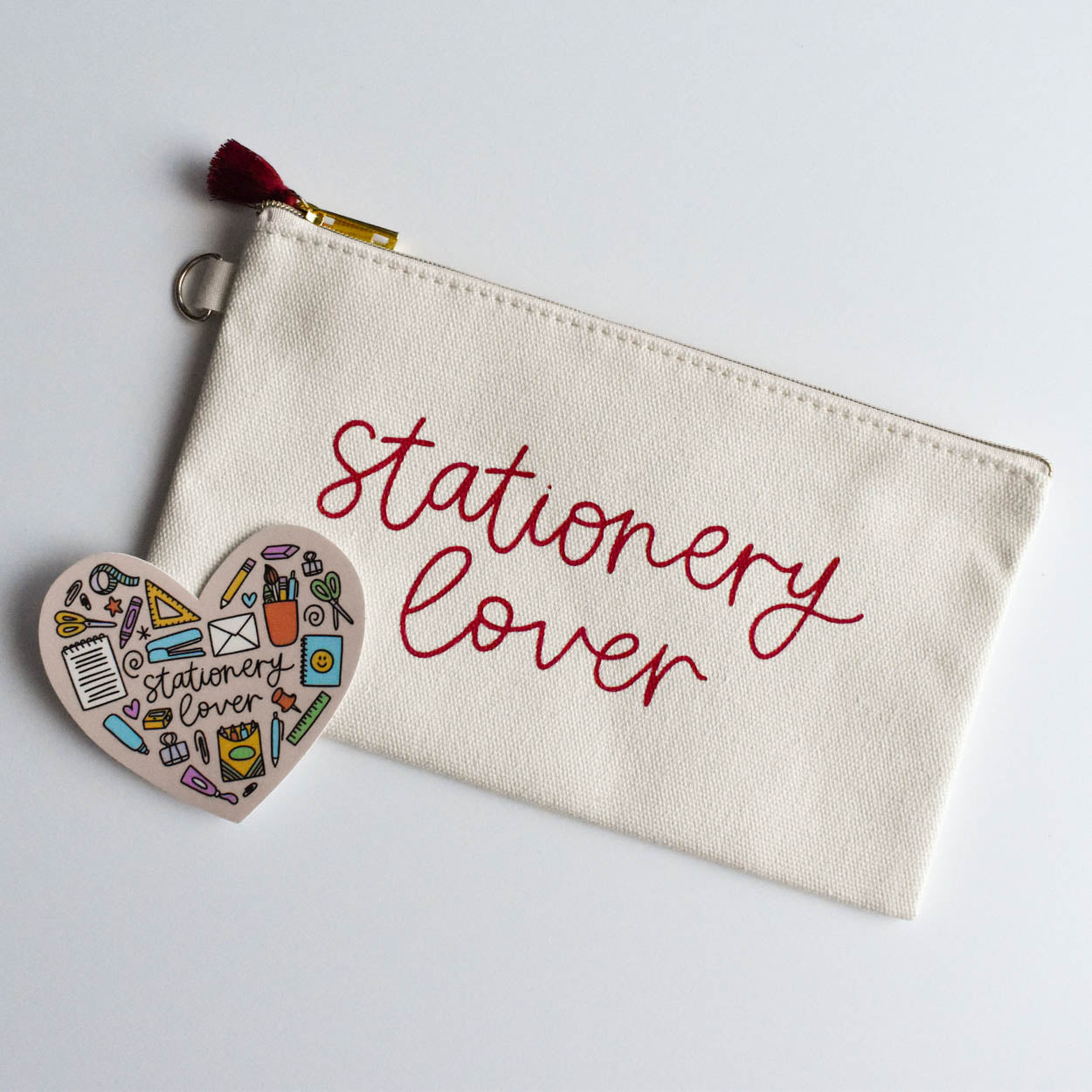 Stationery Lover Zipper Pouch