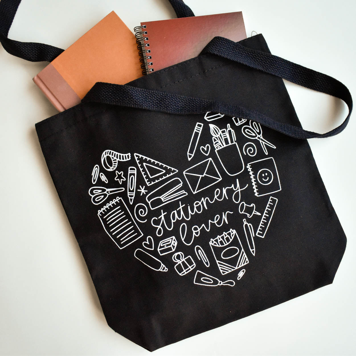 Stationery Lover Tote (Black)