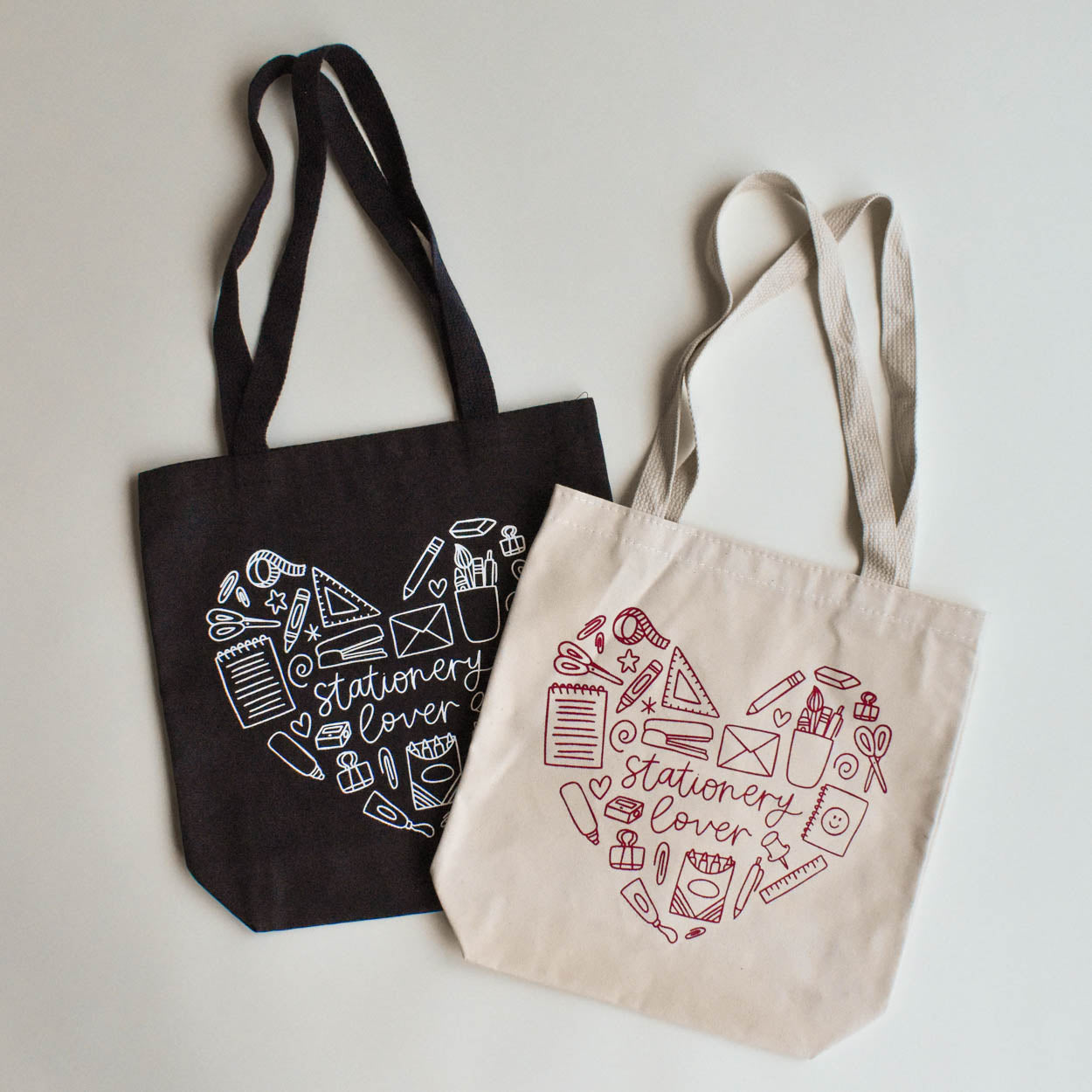 Stationery Lover Tote (Cream)