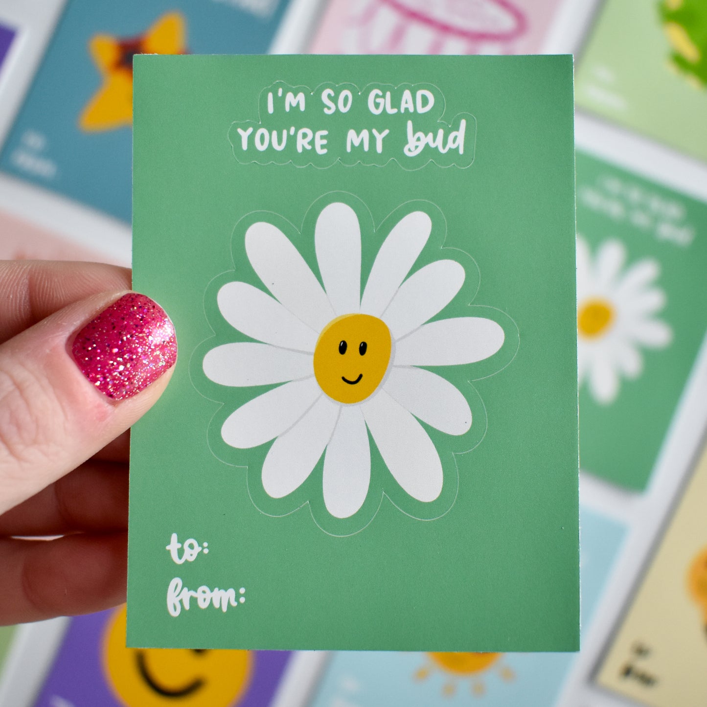 So Glad You're My Bud Sticker Gram