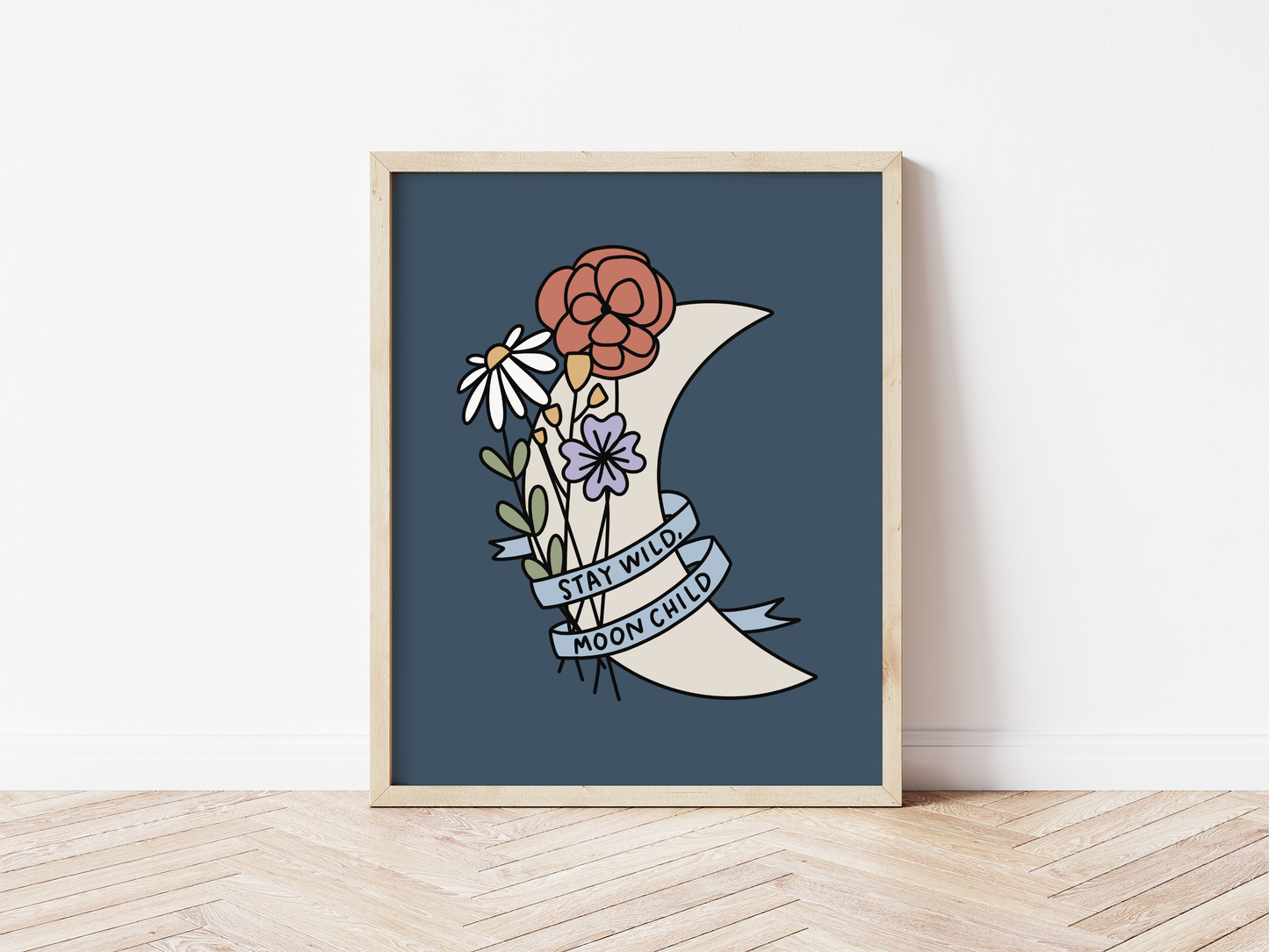 Stay Wild, Moon Child Print