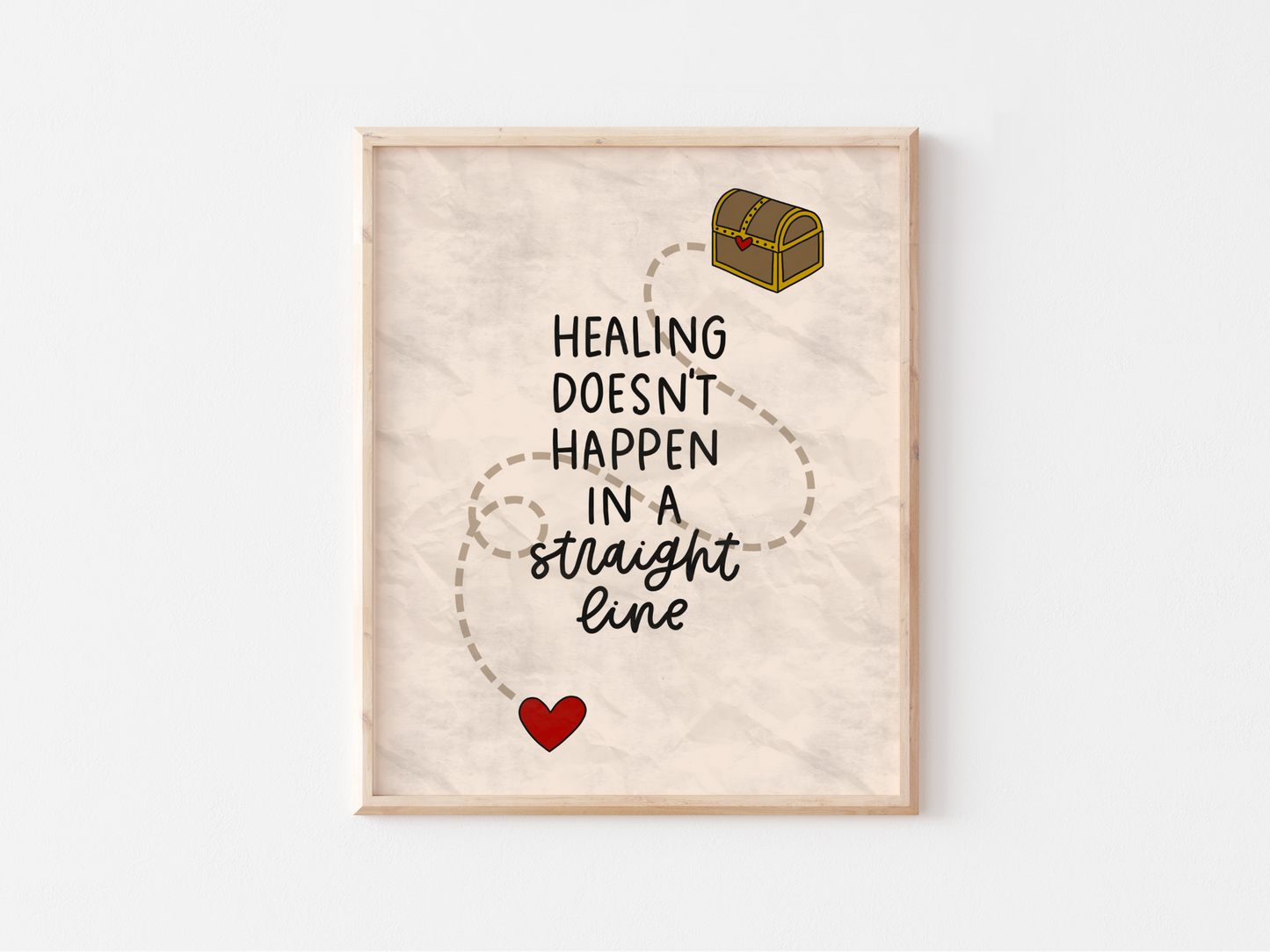 Healing / Straight Line Print