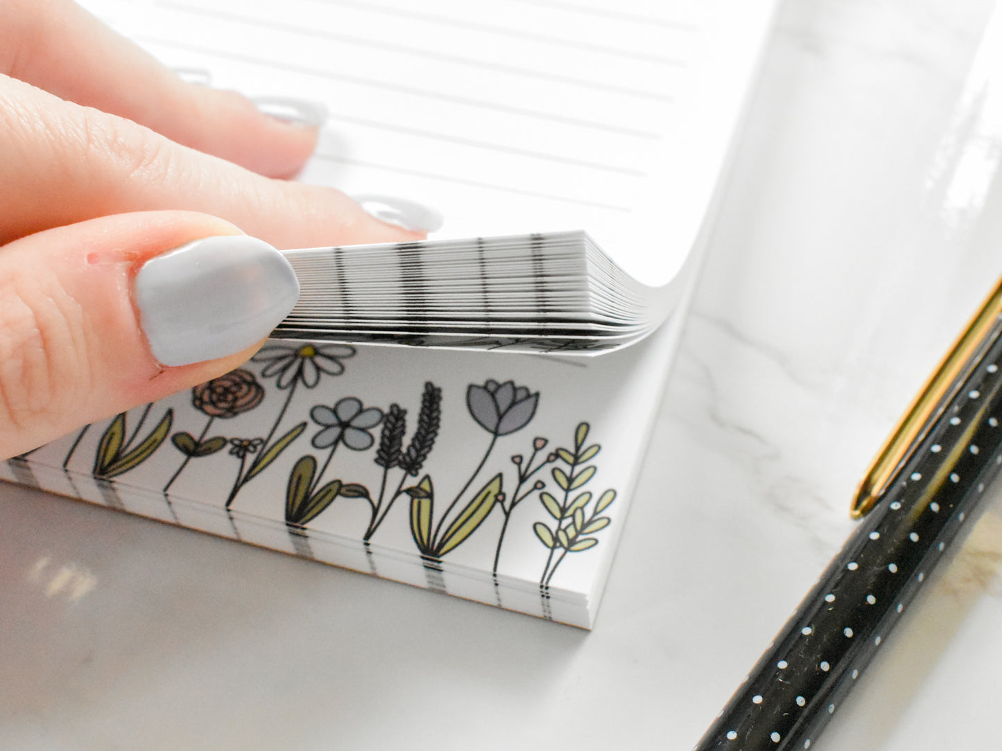 Once and Floral Notepad