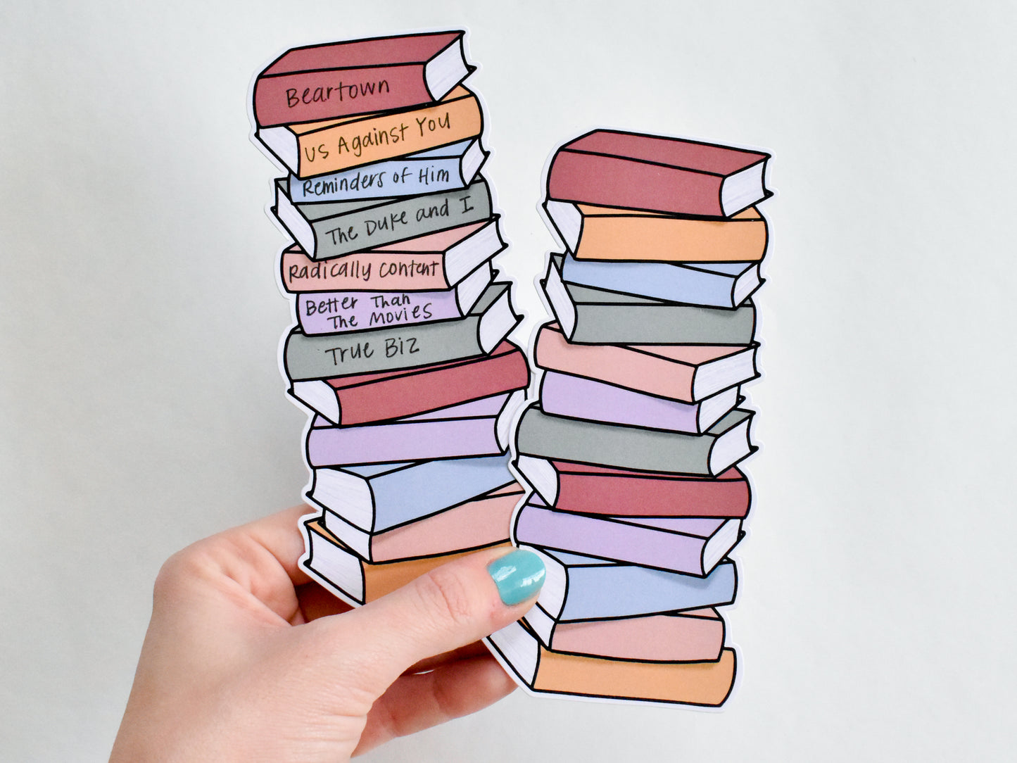 Book Stack Bookmark (Original)