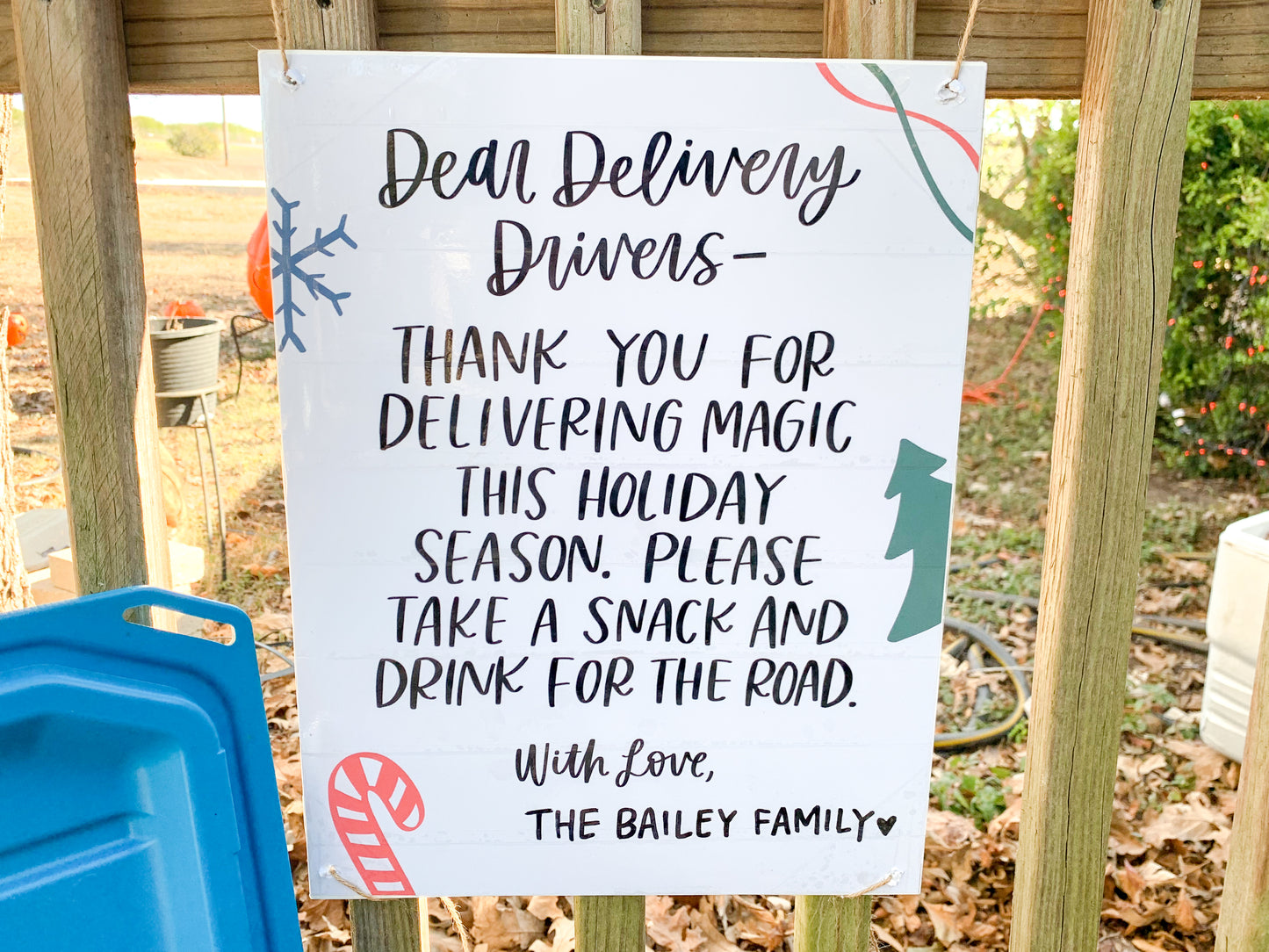 Delivery Driver Sign (Digital Download)